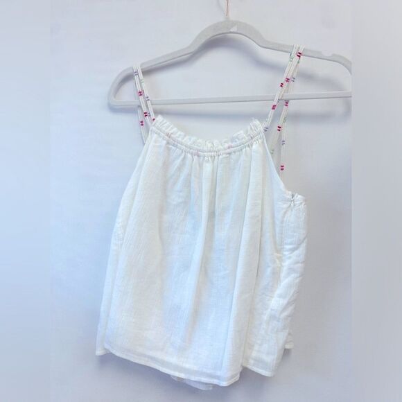 NWT Zara Topstitched Gauze Top Sz XS - Picture 2 of 7